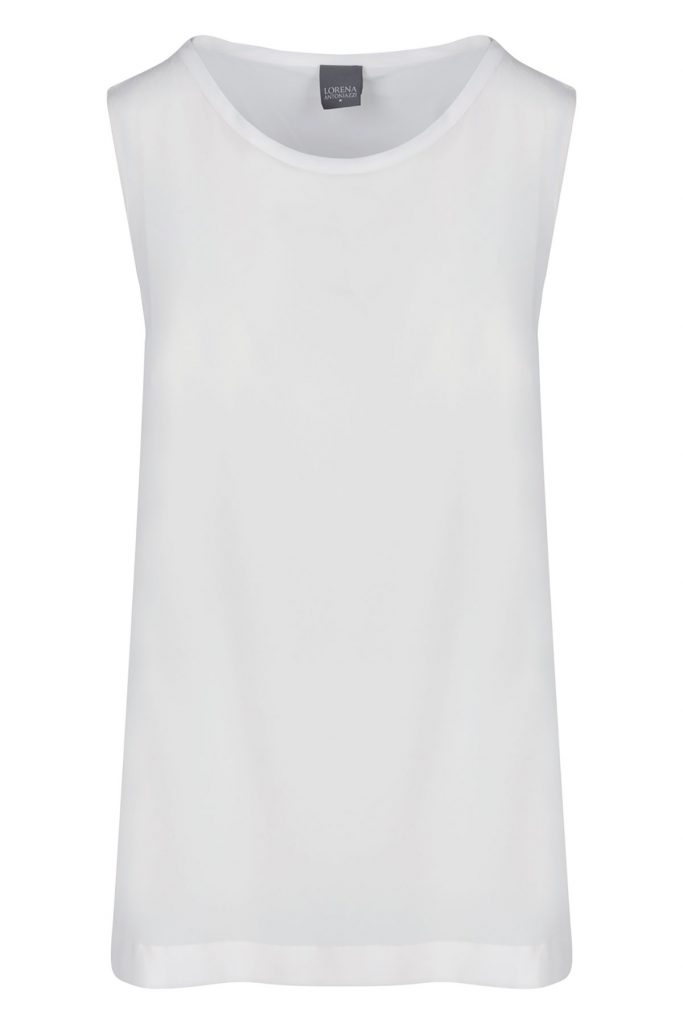 TOP IN SETA LAVATA